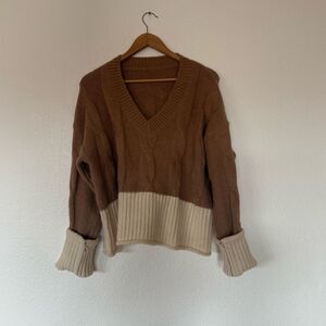 Colorblock sweater